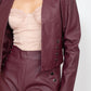 Side Button Detailed Jacket & Shorts Set