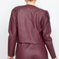 Side Button Detailed Jacket & Shorts Set