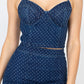 Stone Point Denim Cami Top & Skirts Set