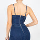 Stone Point Denim Cami Top & Skirts Set