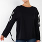 Long Sleeve Cut-out Sweater