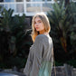 Moss Long Sleeve Knit Button-front Combo Cardigan