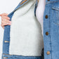 Inner Fur Oversized Denim Jacket
