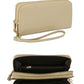 Fashion Smooth Glossy Color Hand Wallet
