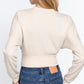 Dolman Slv Inner Fleece Terry Top