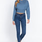 Dolman Slv Inner Fleece Terry Top