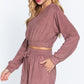 Elasticized Hem Terry Towelling Top