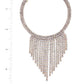 Rhinestone Edge Dangle Hoop Earring