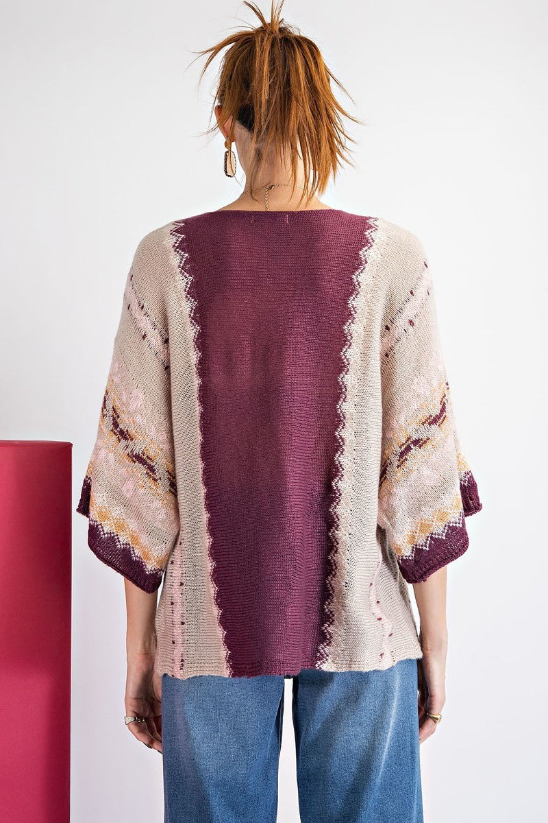 Multi Color Thread Sweater