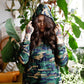 Olive Camo Lightweight Hooded Anorak Jacket
