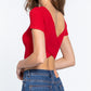 Cross Back Rib Seamless Crop Top