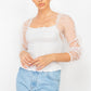 Square Neck Smocking Top