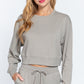 Long Sleeve Crew Neck Sweatshirt