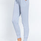 Waist Band Long Sweatpants With Pockets