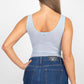 Scoop Neck Mesh Bodysuit