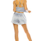Satin Pj Short Set