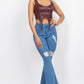 D-ring Sweetheart Bustier Leather Top