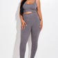 Cozy Knit Tank Top, Pants And Duster 3 Piece Set