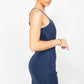 Studded Stone Cami Denim Dress