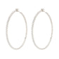 Classic Basic Rhinestone Hoop Earring