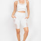 Racerback Mesh Top & Activewear Shorts Set