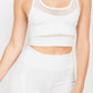 Racerback Mesh Top & Activewear Shorts Set