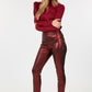 Animal Skin Vinyl Ankle Pants