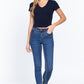 Short Sleeve V-neck Crop Top