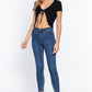 Short Slv Variegated Rib Cardigan
