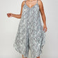 Plus Size Snakeskin Cropped Wide Leg Jumpsuit