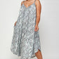 Plus Size Snakeskin Cropped Wide Leg Jumpsuit