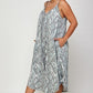 Plus Size Snakeskin Cropped Wide Leg Jumpsuit