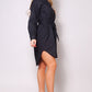 Long Sleeve Poplin Shirt Dress