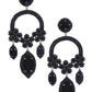 Marquise Flower Rhinestone Dangle Earring