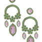 Marquise Flower Rhinestone Dangle Earring