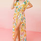 A Printed Woven Maxi Cover Up