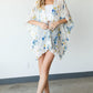Ruffle Trim Lightweight Kimono