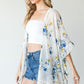Ruffle Trim Lightweight Kimono
