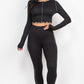 Lettuce Edge Crop Top & Leggings Set