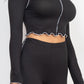 Lettuce Edge Crop Top & Leggings Set