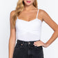 Twisted Cami Bodysuit W/bra Cup