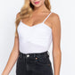 Twisted Cami Bodysuit W/bra Cup