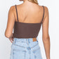 Twisted Cami Bodysuit W/bra Cup
