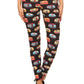 Multicolored Campers Printed, High Waisted Leggings In A Fit Style, With An Elastic Waistband