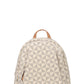 Curved Monogram Zipper Backpack