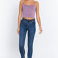 Elastic Strap Two Ply Dty Brushed Knit Cami Top