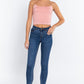 Elastic Strap Two Ply Dty Brushed Knit Cami Top