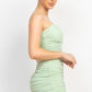Hook & Eye Ruched Cami Mini Dress