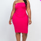 Plus Tube Bodycon Dress