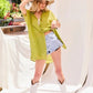 Collar Neck Button Down Robe Oversize Jacket